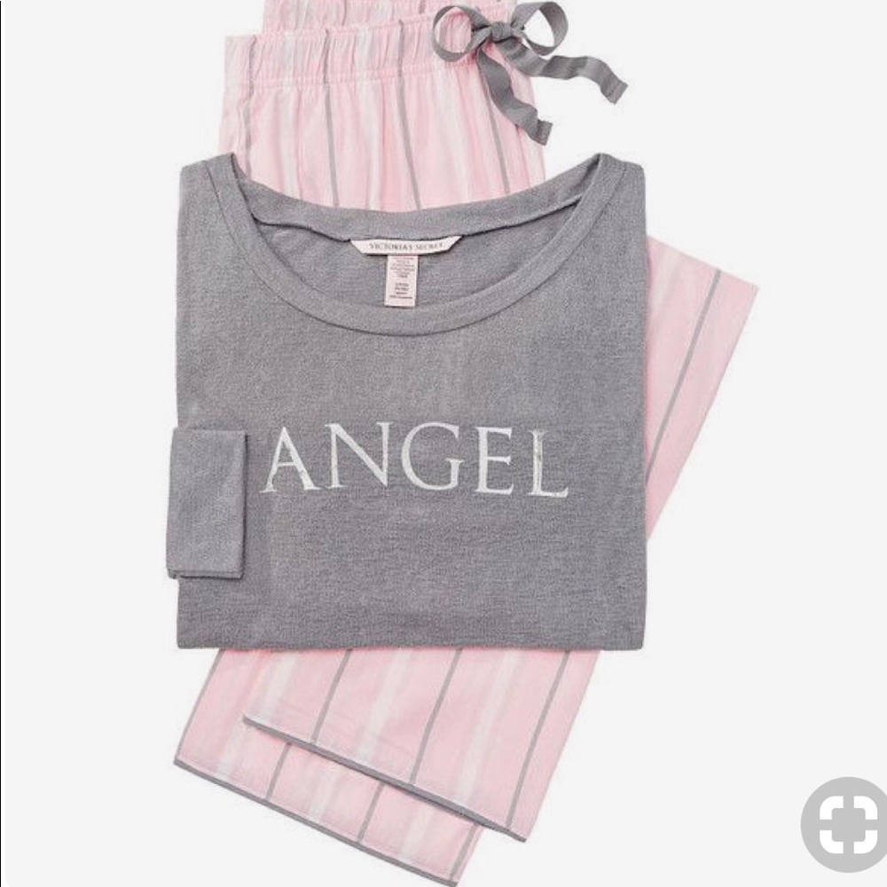 Victoria Secret Flannel Pajamas -M/L